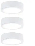 LED Unterschrankleuchte Pukk 3x3,5W 65mm 3x210lm 230V rund Wei&szlig;