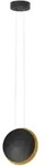 Nova Luce 9695248 Shell LED Pendelleuchte Schwarz, Gold