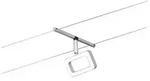 CorDuo LED Seilsystem Frame Einzelspot 280lm 4,8W 3000K 12V Chrom matt Chrom