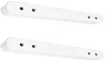 CorDuo Seilsystem Montageset Halterung 2er-Set Wei&szlig; matt