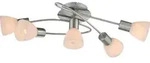 Globo 54533-5D Panna Deckenleuchte Metall Nickel Matt, 5X E14