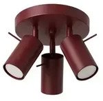 Sollux SL.2162 Deckenleuchte RING 3P burgund