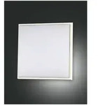 Fabas Luce Desdy Deckenleuchte LED 23W Aluminium und Polycarbonat Weiss