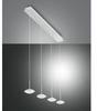 Fabas Luce Hale Pendelleuchte LED 4x8W Metall- und Methacrylat Weiss