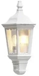 Wandleuchte Firenze, matt weiss, klares Glas, mit Bewegungs