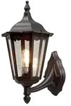 Konstsmide Wandleuchte Firenze matt schwarz, klares Glas 7213-750