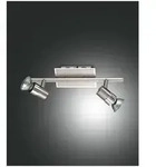 Fabas Luce Alice Spot GU10 2X50W Metall Nickel satiniert