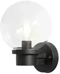 Wandl Nemi schwarz, klares Glas