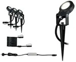 Plug & Shine LED Gartenstrahler Sting Basisset IP67 3000K 3x6W 75VA Anthrazit