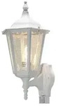 Wandleuchte Firenze, weiss matt, klares Glas, mit Bewegungs