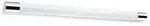 LED Spiegelleuchte Mizar IP44 3000K 835lm 230V 10,5W Chrom Wei&szlig;