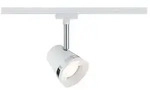 URail Schienenspot Cone Einzelspot GU10 max. 10W dimmbar 230V Wei&szlig; Chrom