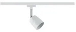 URail Schienenspot Cover Einzelspot GU10 max. 10W dimmbar 230V Wei&szlig; Chrom