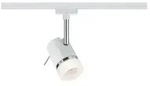 URail Schienenspot Pipe Einzelspot GU10 max. 10W dimmbar 230V Wei&szlig; Chrom