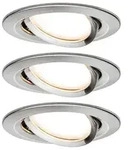 LED Einbauleuchte Nova Coin Basisset schwenkbar rund 84mm 50&deg; Coin 3x6W 3x470lm 230V