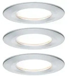 LED Einbauleuchte Nova Coin Basisset starr IP44 rund 78mm Coin 3x6W 3x470lm 230V