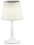 LED Solarleuchte Assisi Tischleuchte weiss,