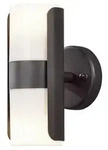 Wandleuchte Modena schwarz, opalfarbenes Acrylglas