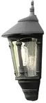 Konstsmide Wandleuchte Virgo, matt schwarz, klares Acrylglas 569-750