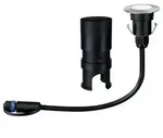 Plug & Shine LED Bodeneinbauleuchte Floor Mini Einzelspot IP67 3000K 2,5W Silber