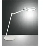 Fabas Luce Regina Tischleuchte LED 1x10W Metall- und Methacrylat Weiss