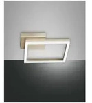 Fabas Luce Bard Wandleuchte LED 1x22W Metall- und Methacrylat Gold edelmatt
