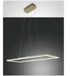 Fabas Luce Bard Pendelleuchte LED 1x52W Metall- und Methacrylat Gold edelmatt