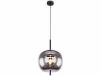 Globo Lighting Blacky Hängeleuchte Metall Schwarz, 1X E27