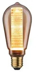 Inner Glow Edition LED Kolben Innenkolben Ringmuster E27 230V 230lm 4W 1800K Gold