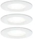 LED Einbauleuchte 3-Step-Dim Nova Basisset starr IP44 rund 78mm GU10 3x6,5W 3x460lm