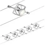 Seilsystem Mac II Basisset GU5,3 max. 5x10W dimmbar 230/12V Chrom matt