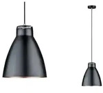 Neordic Pendelleuchte Roald E27 max. 20W Schwarz matt Kupfer matt dimmbar Metall