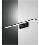 Fabas Luce Nala Wandleuchte LED 1x 10W Metall- und Methacrylat Schwarz