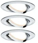 LED Einbauleuchte Nova Coin Basisset schwenkbar rund 84mm 50&deg; Coin 3x6W 3x470lm 230V