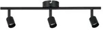 Deckenstrahler Carolina GU10 230V max. 3x10W dimmbar Schwarz matt