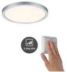 VariFit LED Einbaupanel 3-Step-Dim Areo IP44 rund 175mm 3000K Chrom matt dimmbar