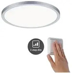 VariFit LED Einbaupanel 3-Step-Dim Areo IP44 rund 230mm 4000K Chrom matt dimmbar