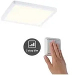 VariFit LED Einbaupanel 3-Step-Dim Areo IP44 eckig 175x175mm 3000K Wei&szlig; dimmbar