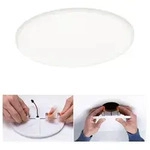 VariFit LED Einbaupanel Veluna IP44 rund 185mm 4000K Satin