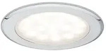 LED M&ouml;beleinbauleuchten Spiegelschrank rund 65mm 2x2,5W 2x180lm 230/12V 3000K Chrom
