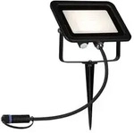 Plug & Shine LED Gartenstrahler Fluter Einzelspot IP65 3000K 15,5W Schwarz