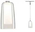 URail LED Pendel Arido II GU10 560lm 5W 2700K 230V Chrom matt Klar Satin