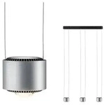 LED Pendelleuchte Aldan 2700K 450lm / 450lm 3x5 / 3x4W Schwarz Alu geb&uuml;rstet dimmbar