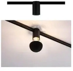 URail Schienenspot Socket Einzelspot E27 max. 20W dimmbar 230V Schwarz