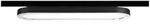 URail LED Panel Loop 480lm 7W 2700K 230V Schwarz matt Chrom