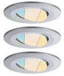 HomeSpa LED Einbauleuchte Calla 3er-Set schwenkbar IP65 rund 90mm 30&deg; 3x5W 3x400lm