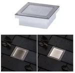 LED Bodeneinbauleuchte Brick Bewegungsmelder IP67 100x100mm 3000K 0,8W 25lm 230V Alu