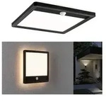 LED Au&szlig;enpanel Lamina Backlight Bewegungsmelder seewasserresistent IP44 eckig