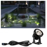Plug & Shine LED Spot Teichleuchte Einzelspot IP68 3000K 5W Schwarz