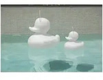 Designleuchte DUCK-DUCK 2er Set XL+S in weiss